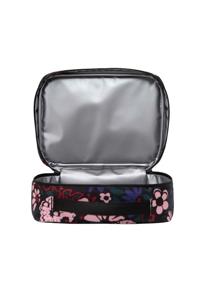 Herschel Pop Quiz Termal Yemek Ve Beslenme Çantası Çiçekli Bloom Siyah