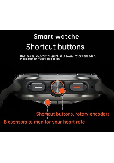 Kalobee SK 7 Ultra Amoled 47 MM 2 Kordonlu Akıllı Saat (İthalatçı Garantili)