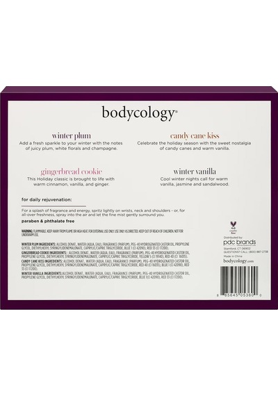 Bodycology Seasonal Faves Vücut Spreyi Seti 4x59ml