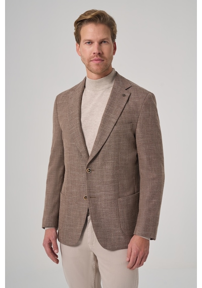 Morven Erkek Kahve Poliviskon Trend Desenli Dynamic Fit Mono Yaka Ceket 26ks002005400 Kahve Morven Erkek Kahve Poliviskon Trend Desenli Dynamic Fit Mono Yaka Ceket 26ks002005400 Kahve