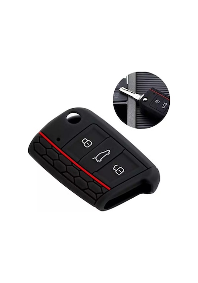 Silikon Anahtar Kılıfı Golf Uyumlu Leon Polo Uyumlu Ibiza
