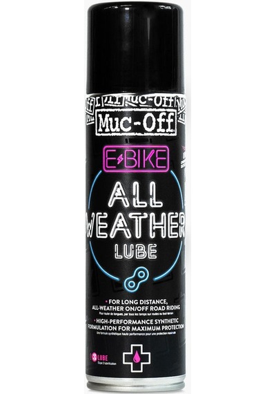 Muc-off Ebike All Weather Sprey Bisiklet Zincir Yağı 250ml Siyah