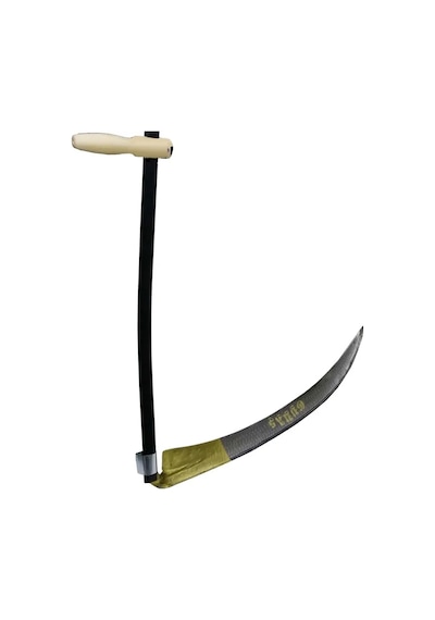 Komple Tırpan - Metal Saplı 6 Parça Set - Ahşap Elcik 75 Cm