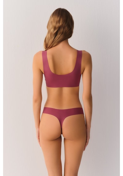 Suwen Softly Secret Invisible Dikişsiz String Külot Sw4039142 Gül Rengi
