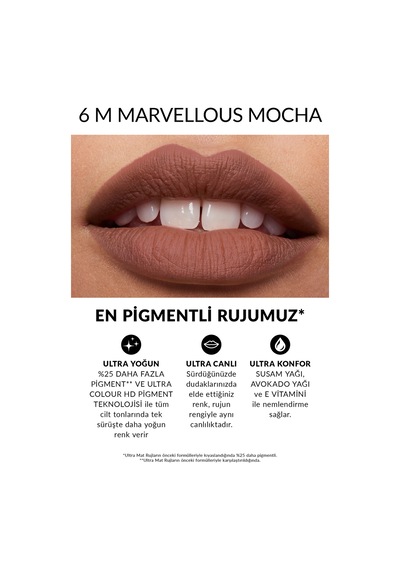 Ultra Mat Marvellous Mocha, Red Supreme Ve Pure Pink Üçlü Ruj Paketi Çok Renkli - 883804019 Diğer