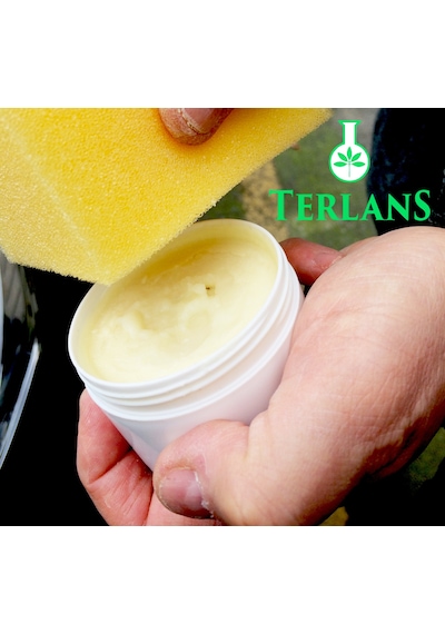 Terlans Uv Korumalı Araç Parlatıcı Koruyucu Vaks 100 ML + Mikrofiber Bez