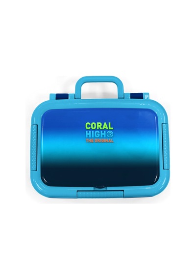 Coral High Kids Lacivert Mavi Renk Geçişli Desenli Paslanmaz Çelik Beslenme Kabı 39253 Lacivert