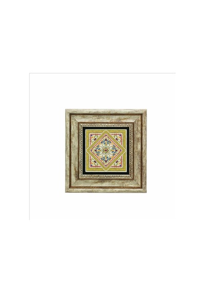 İtalyan Deseni Baskılı Taş Tablo 20x20 688