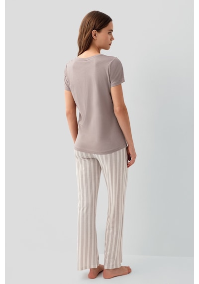 Pierre Cardin Kadın Kahverengi Pijama Takım Kahverengi