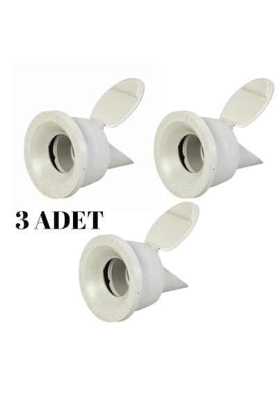 3 Adet Koku Önleyici Çekvalfli Adaptör Contaø50 Lavabo & Evyele