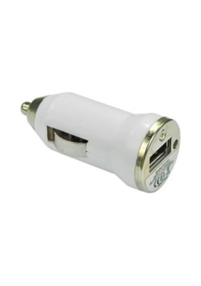Araba Oto Çakmaklık Usb Araç Şarj Cihazı 5V 1A Samsung Sony Mp3 Beyaz (533633036)