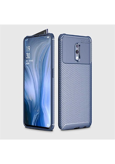 Oppo Reno Kılıf Zore Negro Silikon Kapak Siyah