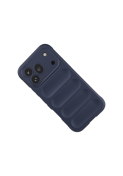 Maks Technology Honor 600 Pro 5g Kılıf Esnek Tpu Oyuklu Arka Yüzey Tasarımlı Mkst Etnik Silikon Kapak - Lacivert