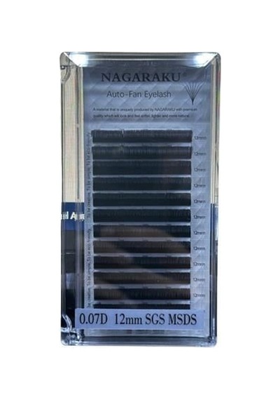 Nagaraku Çek Bırak İpek Kirpik 0.07d 12mm