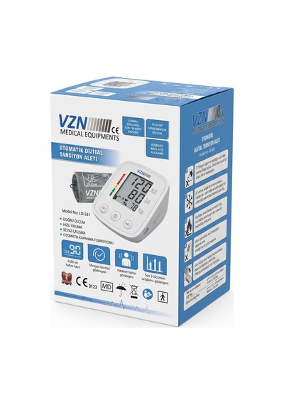 Vzn Ld-581 Type-C Girişli Dijital Tansiyon Aleti Kol Tipi Hızlı Ölçüm Hafızalı