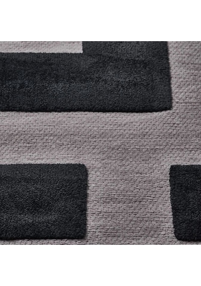 Ikea Blåskata Çocuk Oyun Halısı 105 X 160 Cm Siyah - Gri