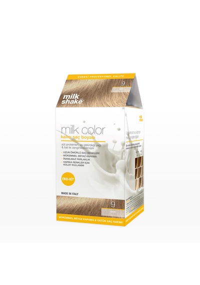 Milk Shake Milk Color Eko Kit Saç Boyası Sarı -9 Köpüksüz