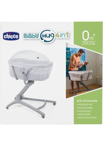 Chicco Baby Hug 4in1 Bebek Yatağı Cibinlik Beyaz