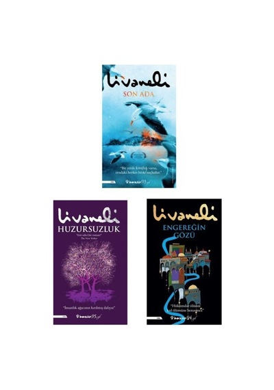 Livaneli 3 Kitap Set 2 Son Ada - Huzursuzluk - Engereğin Gözü