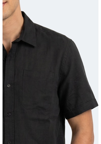 Slazenger Kırtıda Erkek Siyah Gömlek
