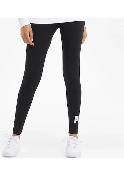 Puma Ess Logo Leggings Black Siyah