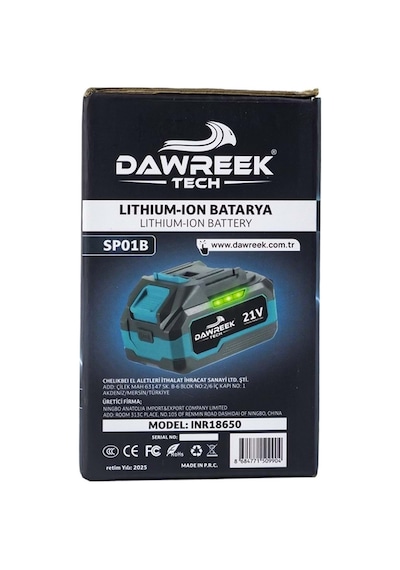 Dawreek 21v Batarya Mk10p 4ah