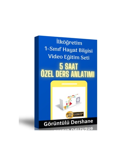 Ilköğretim 1.Sınıf Hayat Bilgisi Görüntülü Eğitim Seti
