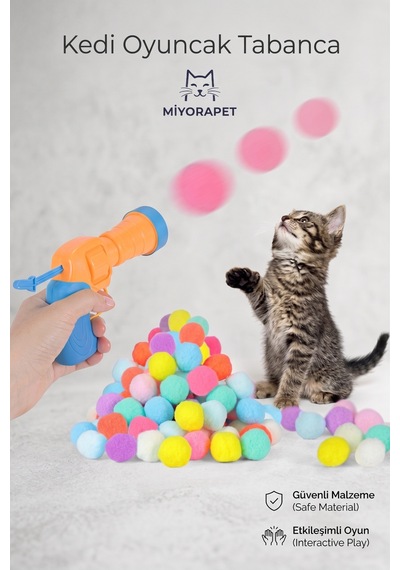 Kedi Oyuncak Tabanca 2 Adet