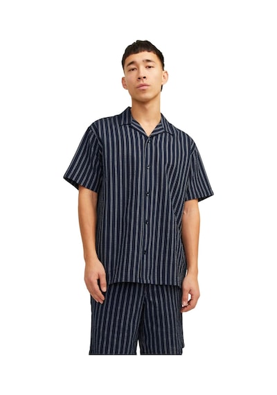 Jack & Jones Jack&jones Erkek Gömlek 12256772 Lacivert - Beyaz Jack & Jones Jack&jones Erkek Gömlek 12256772 Lacivert - Beyaz