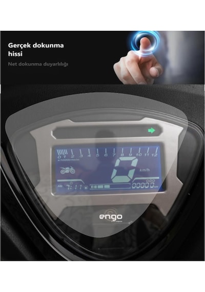 Arora Quantum Mat Ekran Koruyucu 50-125cc Dijital Gösterge ' Sadece Ekran Koruyucu