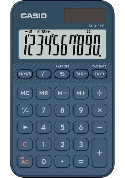 Casio Sl-310yc-ny-w-dp Hesap Makinesi Pocket Gri - Siyah