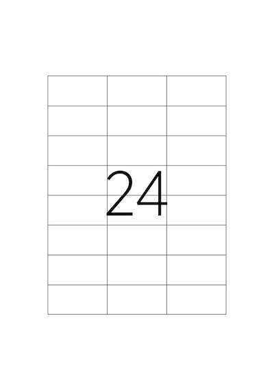 Taneks 70X37.125Mm Lazer Etiket Tw2037