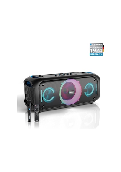 Blaupunkt Pl700 Mikrofonlu Uzaktan Kumandalı Kablosuz Bluetooth Speaker Hoparlör Siyah