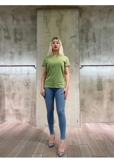 Vigoss Baskılı Kadın T-shırt 13193-03370 Olıve
