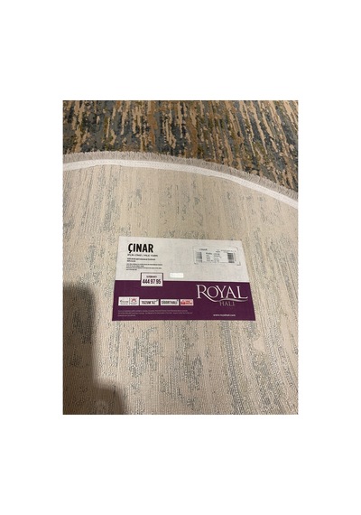 Çınar Cn15b Kahve-mavi-krem Halı Kahverengi