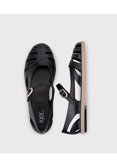 Igor Paris Kadın Siyah Sandalet S10377-002 Siyah