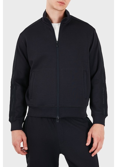 Armani Exchange Pamuk Karışımlı Dik Yaka Fermuarlı Sweat Erkek Sweat Xm003144 Af13047 Ub101 Lacivert