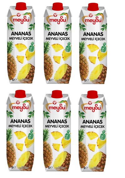 Meysu Ananas Meyveli İçecek 1 Lt X 6 Adet