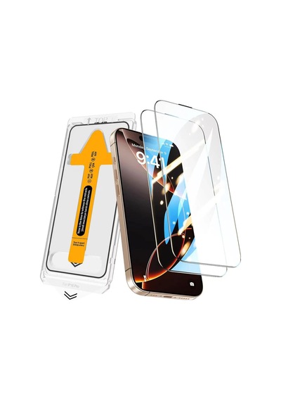 Apple Uyumlu iPhone 14 Pro Max Zore 3d Oliv Hd Temperli Cam Ekran Koruyucu + Kolay Uygulama Aparatı