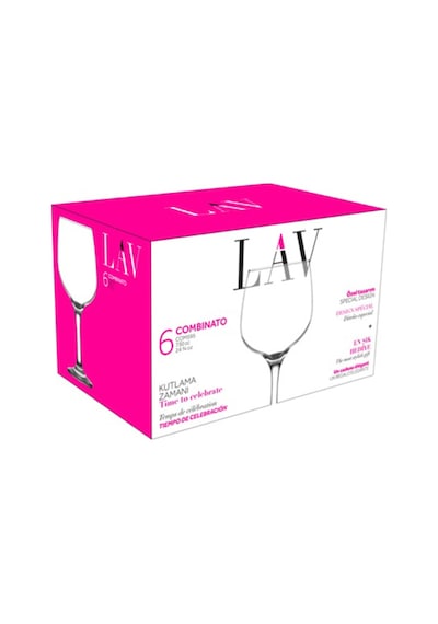 Lav Combinato Cam Kokteyl Bardağı 6'lı 730 ml