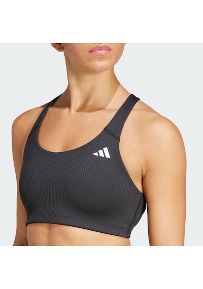 Adidas Powerimpackt Rib Medium Support Training Kadın Büstiyer C-adıjd7186b30a00 Siyah