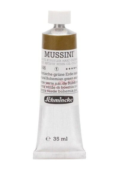 Schmincke Mussini Artist Yağlı Boya 35 ML Seri 1 646 Natural Bohemian Green Earth