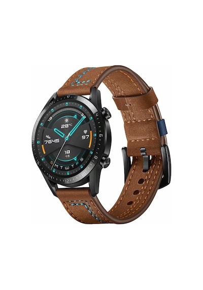 Huawei Watch Gt 2 Pro Deri Kordon Premium Dikişli Deri Kayış (455222479)