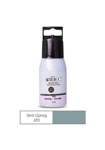 Artdeco Simli Boyutlu Boya 692 Gümüş