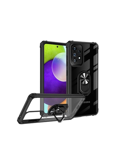 Samsung Uyumlu Galaxy A72 Kılıf Zore Mola Kapak Siyah