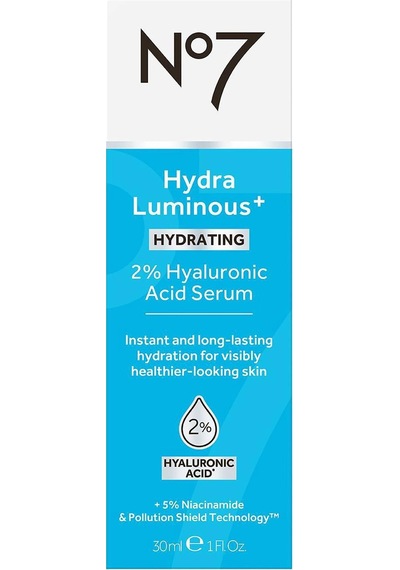 No7 Hydraluminous+ 2% Hyaluronic Acid Yüz Serumu 30ml