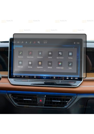Volkswagen Tiguan Uyumlu 12,9" Navigasyon 9h Mat Görünüm Nano Ekran Koruyucu 2024-2026