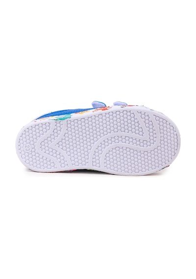 Kiko Kids Perforated Cırtlı Işıklı Erkek Bebek Spor Ayakkabı Saks Mavi