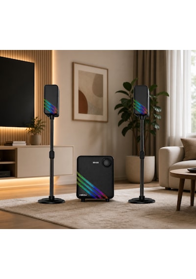 Hepu 110 Watt Hp-tv02 2+1 Ev Sinema Sistemi Bluetooth + Usb + Sd Kart + Aux + Kumandalı