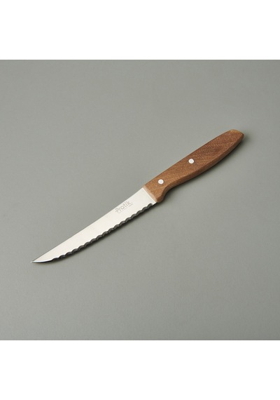 Pirgee 2'li Steak Bıçağı - Kahverengi - 19 Cm Çok Renkli